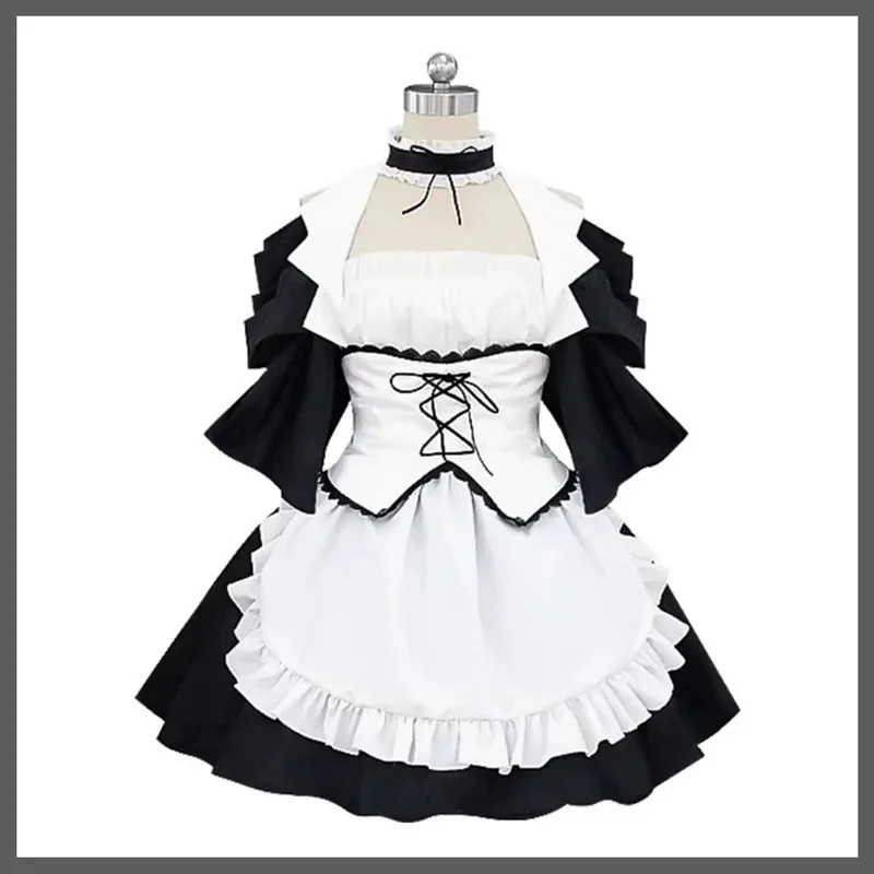 

CyAnime Kaichou Wa Maid-sama! Ayuzawa Misaki Cosplay Costume White Lolita Skirt Maid Dress Wig Woman Sexy Halloween Party Suit