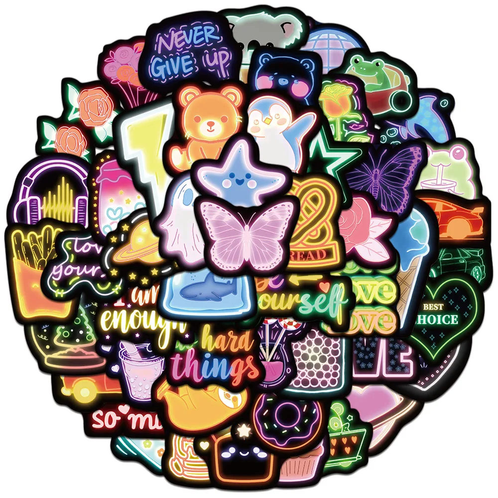 50PCS Creative Neon… - image