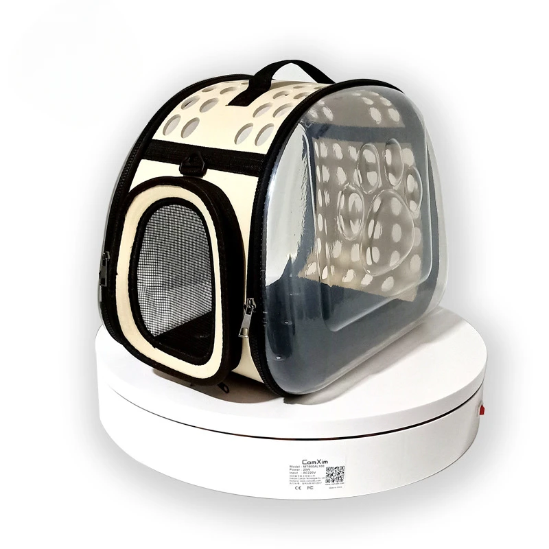 Bolsa portabebés transparente para perros y gatos con ventilación, mochila plegable y portátil de gran capacidad para gatos, portabebés para mascotas