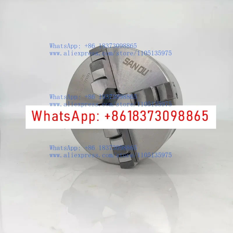 

Патрон 125 мм с большим отверстием 38 мм SANOU брендовый самоцентрирующийся токарный патрон для мини-токарного станка WM210V