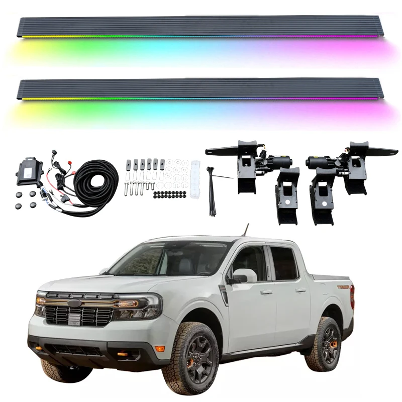 

Автоматическая электрическая подножка, светодиодная подсветка для Ford Maverick Crew Cab