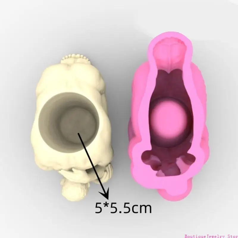 E1PE Candles Holder Resin Mold - Body Jewelry Holder ulasan dan harga