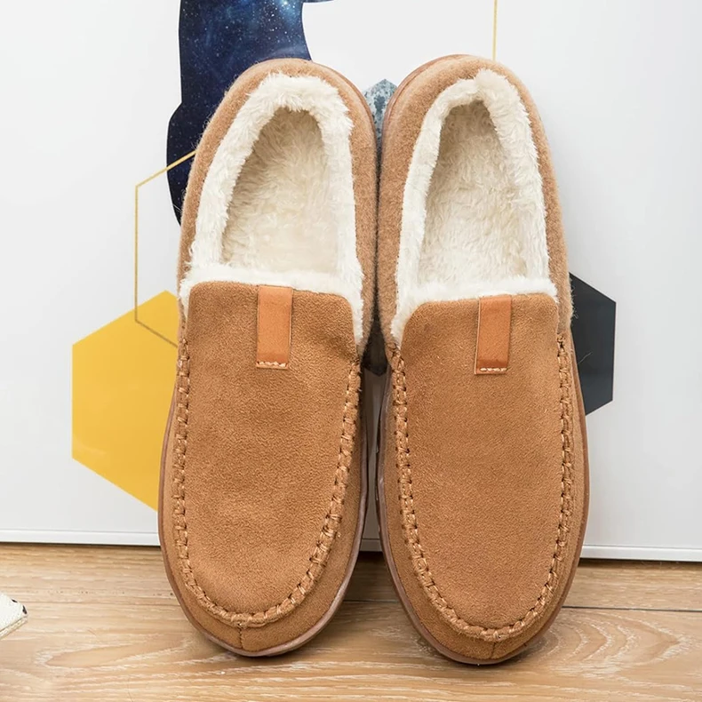 Men's Winter Plush Slippers Image 2
