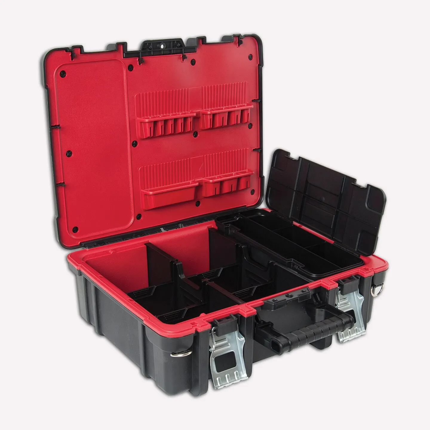 Technician box 18.9 inch tool bag portable high capacity storage bag multifunctional tools pocket belt bag electrician organizer