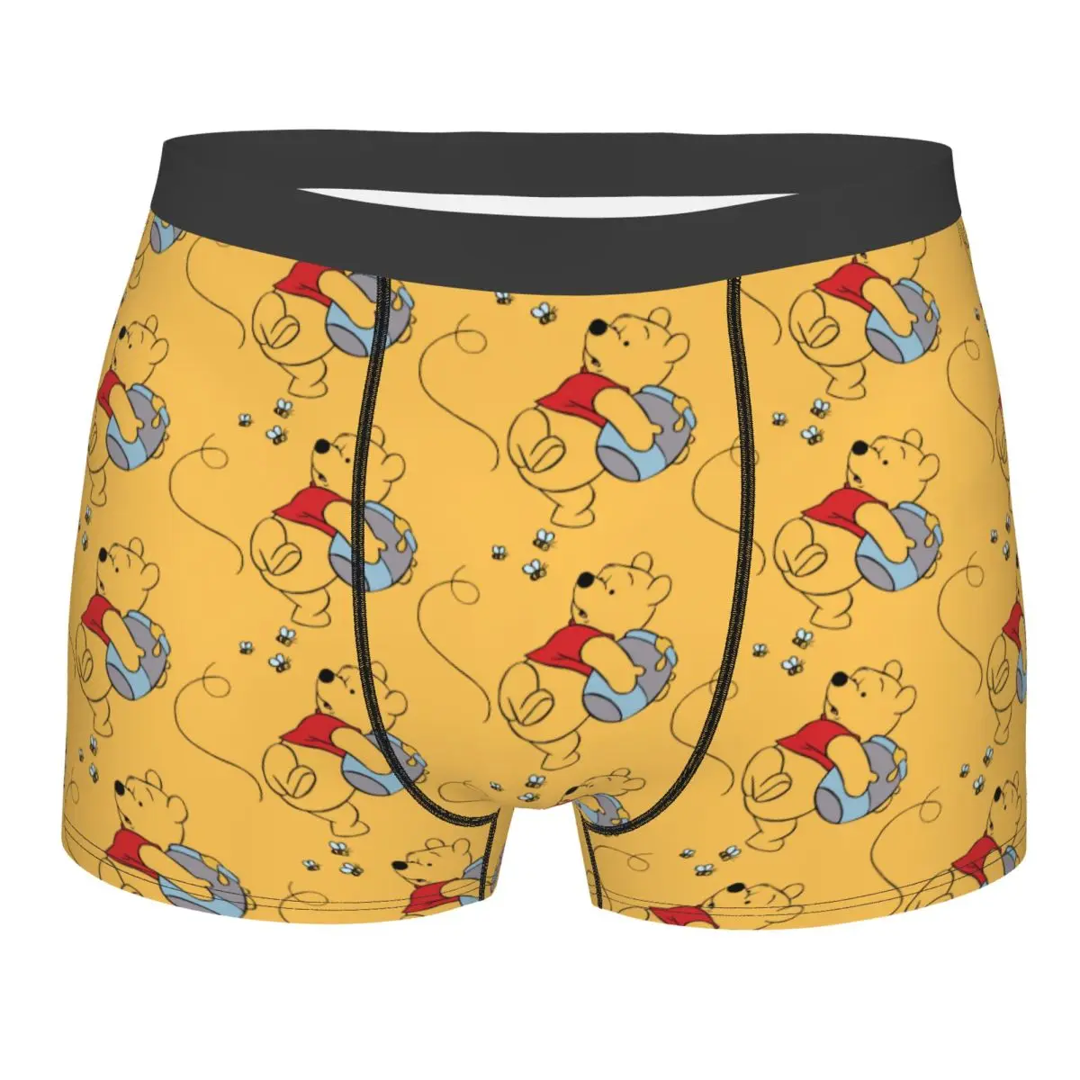 

Custom Winnie The Pooh Bee Boxers Shorts Men's Briefs Underwear Fashion Underpants