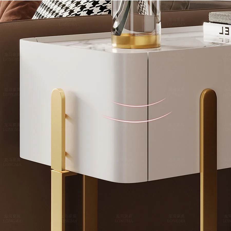 Home Modern Coffee Table Living Room Platform Unique Coffee Table Sofa Bedside Ornament Rectangular Metal Mesa Posta Home Decor