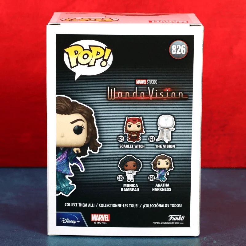فانكو بوب واندا فيجن أجاثا هاركنس # 826 شخصيات الفينيل المحدودة أجاثا هاركنيس نموذج جمع زخرفة ألعاب الدمى الهدايا