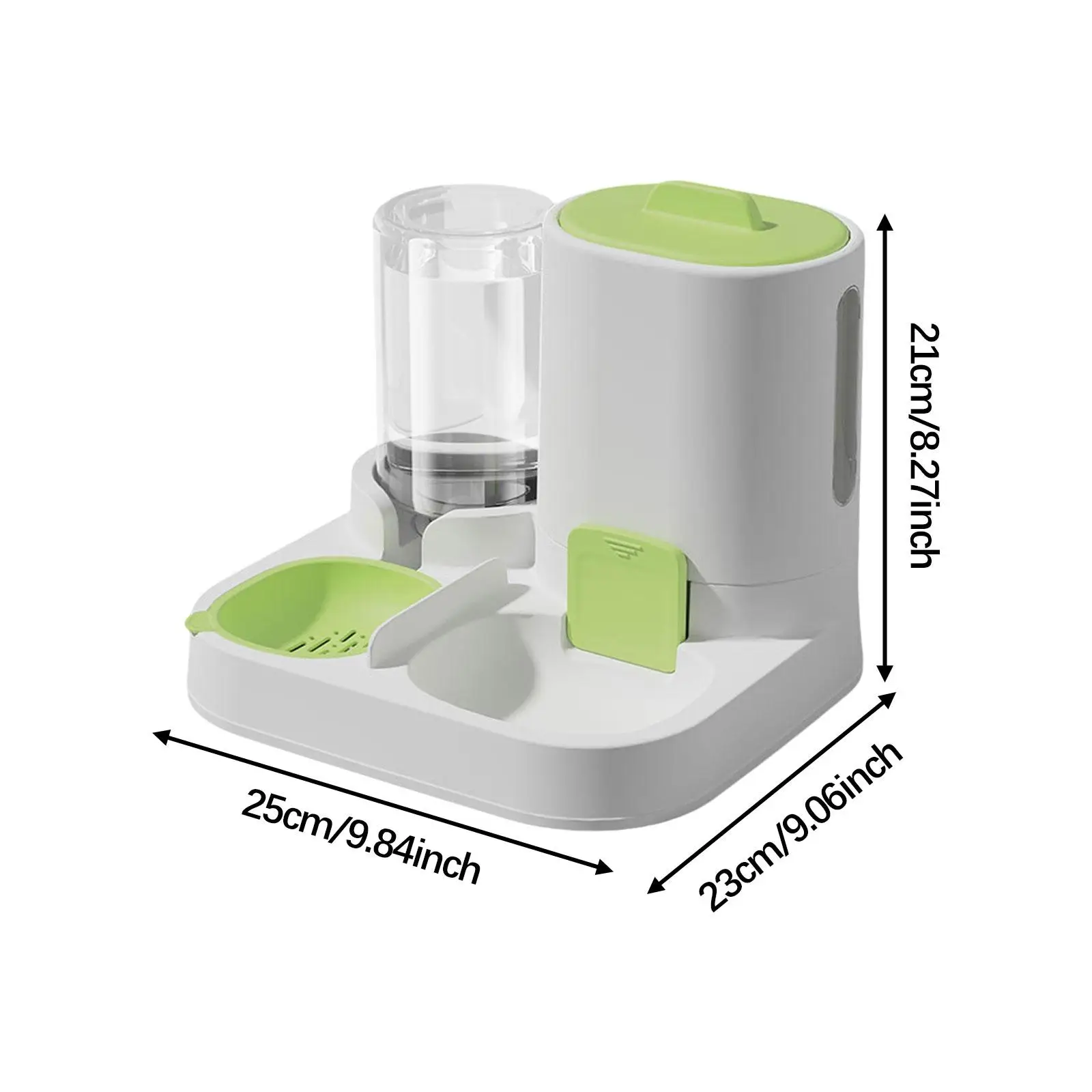 Automatic Pet Feeder Waterer Pet Bowl Compact Removable Pet Supplies Convenient