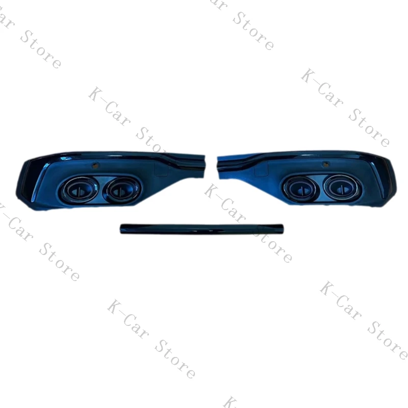 Auto Achterbumper Lip Splitter Diffuser Uitlaat Tips Achterbumper Nep Uitlaat Poort Accessoires Voor Audi Q5 Sportback 2020-2023