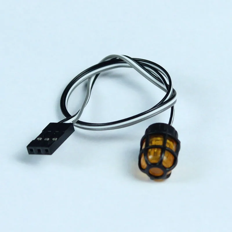 

1pcs LED Simulation Rotating Light Warning Lamp for 1/14 Tamiya RC Truck SCANIA 770S R620 VOLVO BENZ Arocs MAN TGX Car