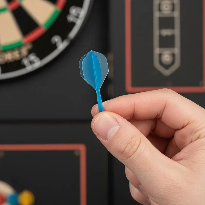 3 Stück 2BA Professionelle Dartpfeile 75% Transparent Leichtgewicht Anti-Drop L-Form Flügel für Bar-Wettkämpfe und Tägliche Übungen – Detail 3