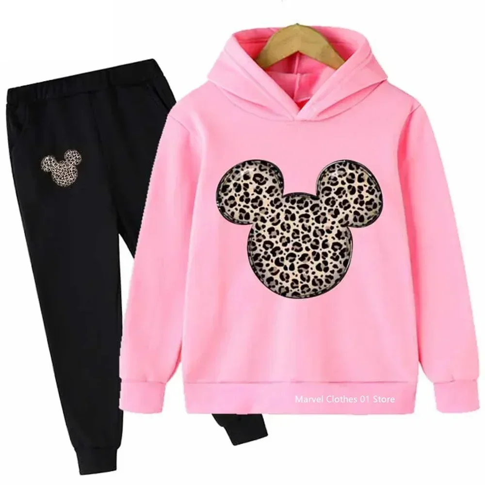 Kids Mickey Minnie Hoodie Toddler Girls Clothes Mirabel Hoodies Pants 2Pcs Sets cute Children Costume Kids Tracksuits