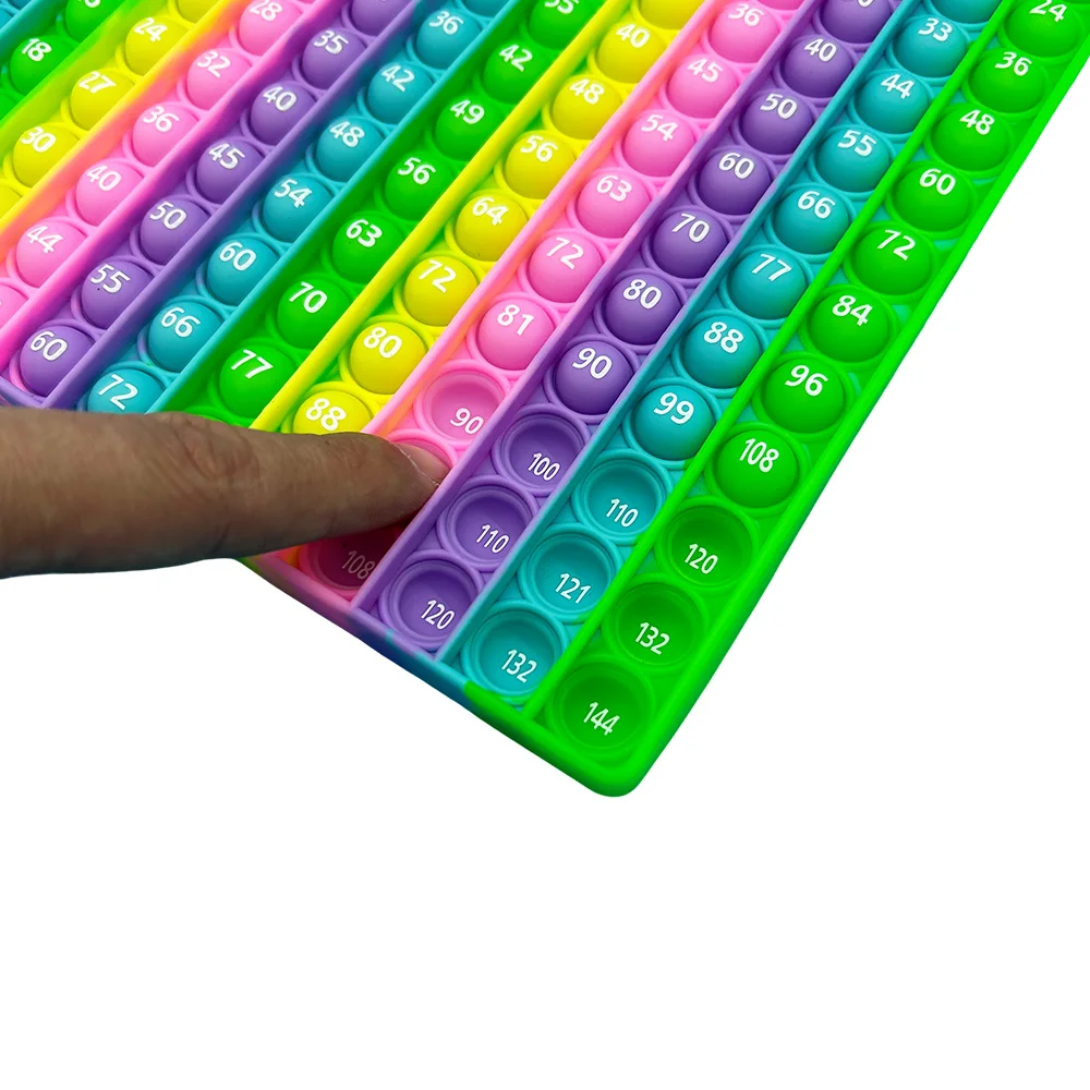 12x12 multiplicação matemática aprendizagem brinquedos de ensino brinquedo fidget jogos de tabuleiro educativos para crianças presentes de sala de aula idade 3 +
