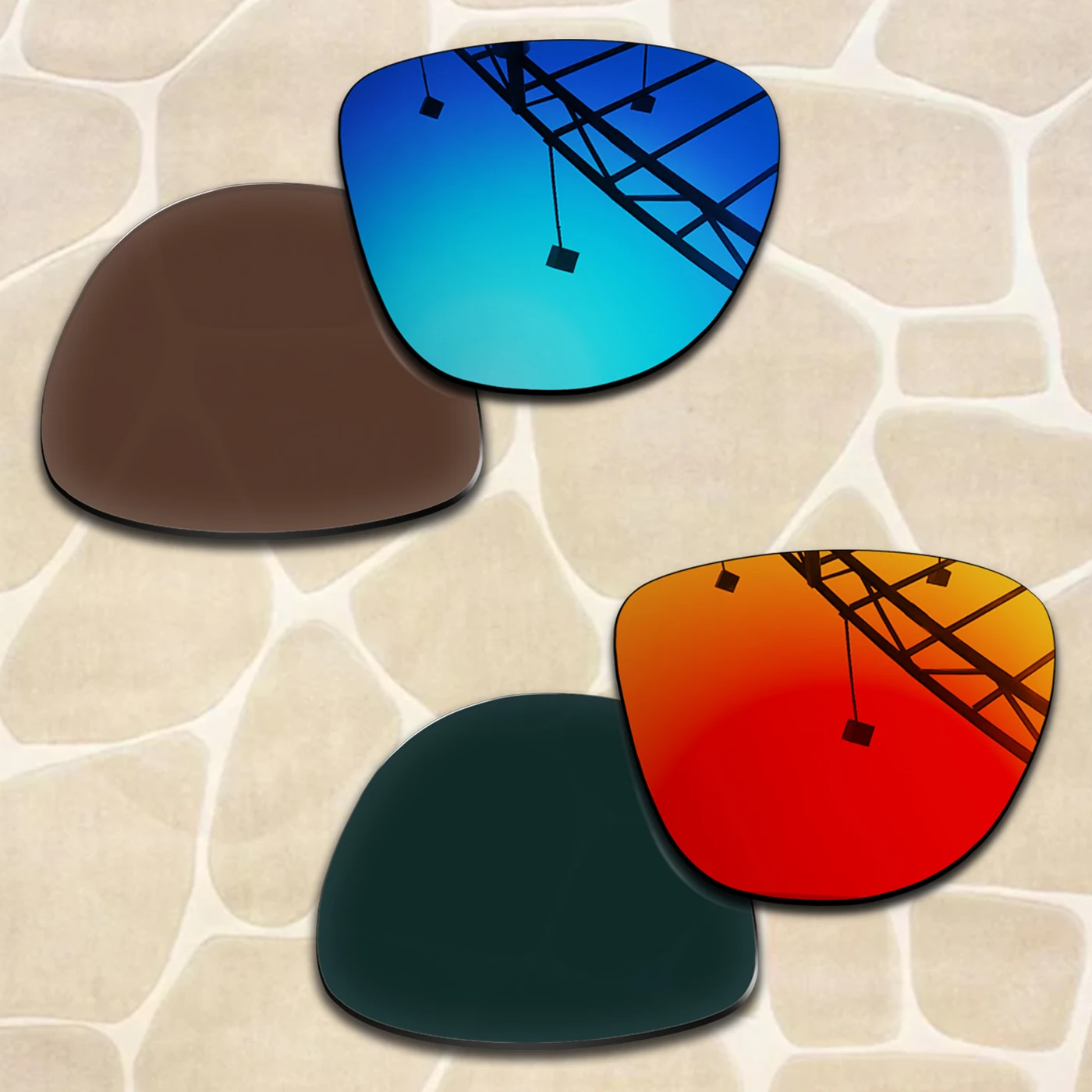 

1.5MM POLARIZED Replacement lenses for Oakley Frogskins LX OO2043 Frogskins LX Asian Fit OO2039, Anti-Scratch