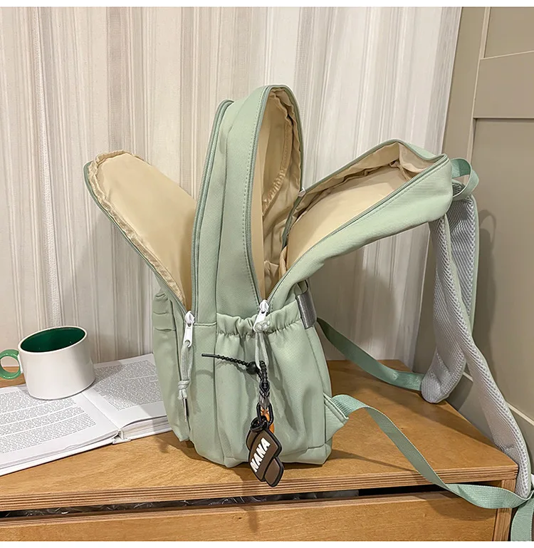 حقيبة ظهر ذات سعة كبيرة للرياضات الخارجية من النايلون المقاوم للماء حقيبة مدرسية للسفر Unsiex للزوجين حقيبة الأمتعة على ظهره حقيبة كرتونية عصرية