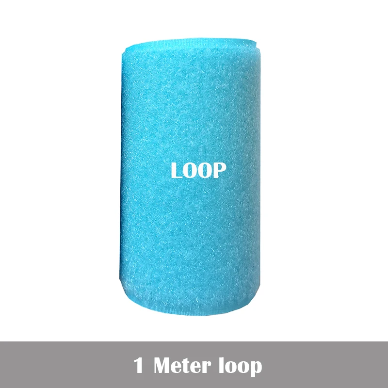 10CM Width Azure Sky Blue Nylon Fastener Tape No Adhesive Sewing accessories Loop Hook Sticker Strip Clothing Stick Tape Strap