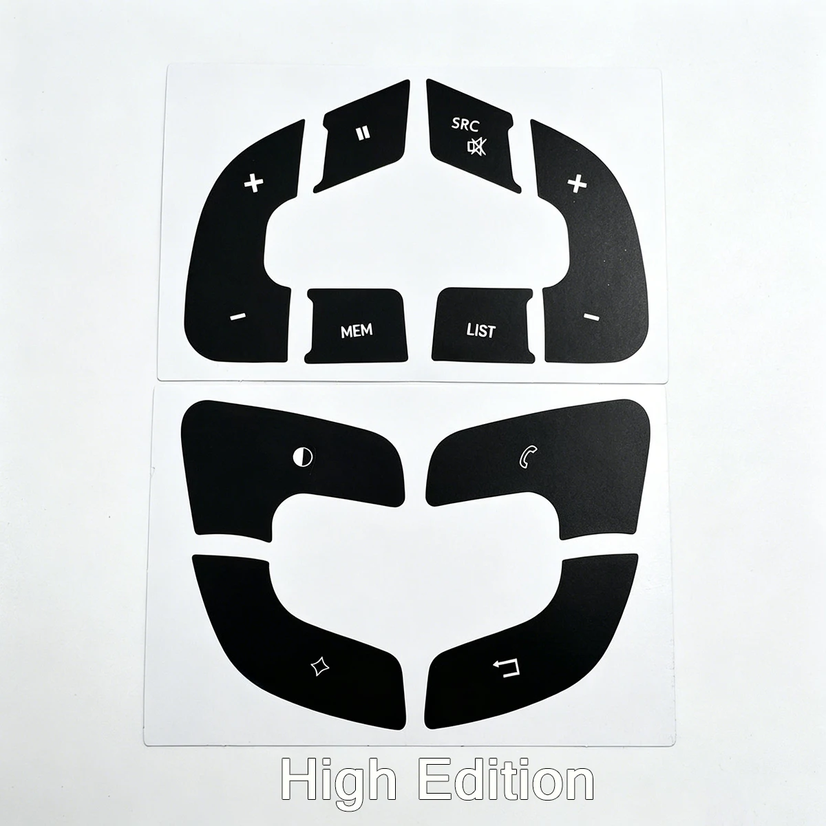 Steering Wheel Button Sticker Repair Decal For Citroen C4L , Worn Switch Cover Trim, Interior Accessory view 5
