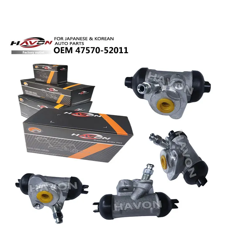 Hot Selling OEM 47570-52011 Auto Brake Assembly Lron And Aluminum Wheel Cylinder For Toyota Directly From Factory