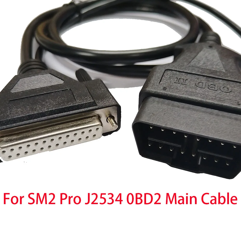 For SM2 Pro J2534 OBD2 Mainline Cable Car Diagnostic Tool for PCM-TUENR ECU Programmer with Full Vehicle Compatibility