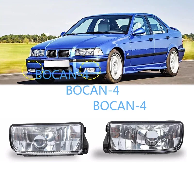Front Bumper Driving Fog Light Lamp No Bulb For BMW 3 Series E36 M3 318i 320i 325i 1992-1998 63178357389 63178357390