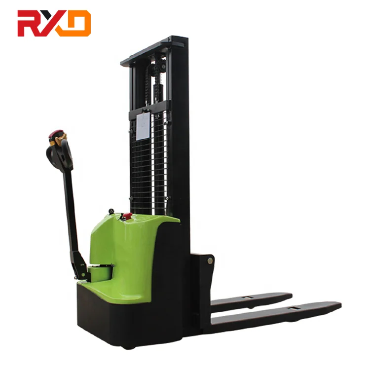 RXD Lifting Height 3000mm 3.5m 4.5m 6m 1.0ton 1.5ton Full Economic Walkie Electric Stacker electric mini forklift truck