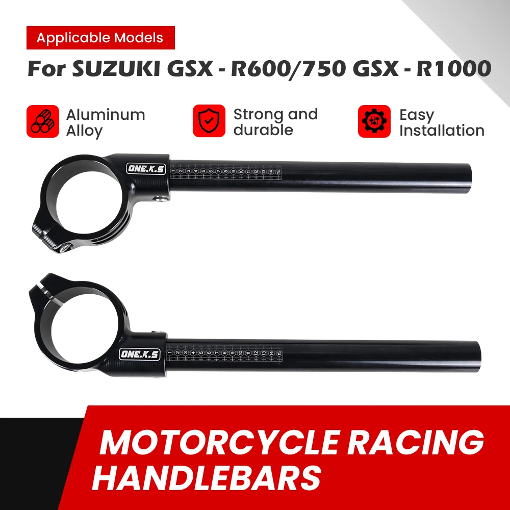 

High Quality 50MM Motorcycle Handlebar Clip-Ons Fork Handle Bars For SUZUKI GSX - R600/750 2007 - 2011 GSX - R1000 2005 - 2025