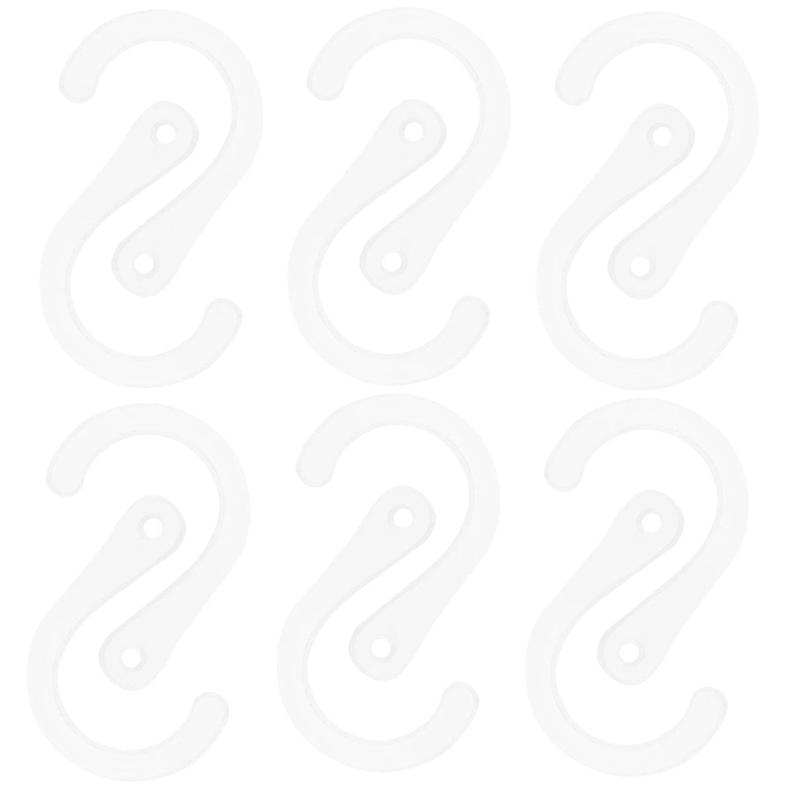 

100pcs Plastic J-Hooks Sock Display Retail Hanger Organizer Heavy Duty Hosiery Hooks Closet Kitchen Hanger Transparent Hooks For