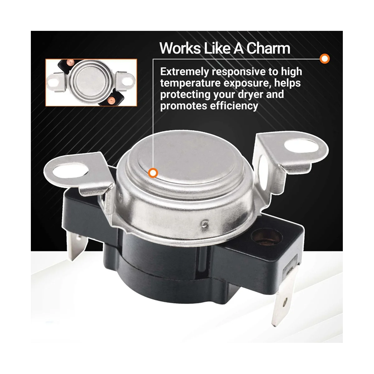 3204267 건조기 온도조절기 교체 부품, 508516 73204267 AP213147