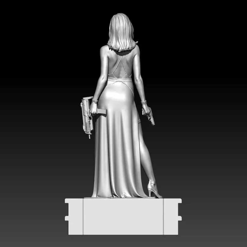 1/24  1/18  Resin Model Movie 007 Spies Girl Figurine Unpainted Painted RW-1298
