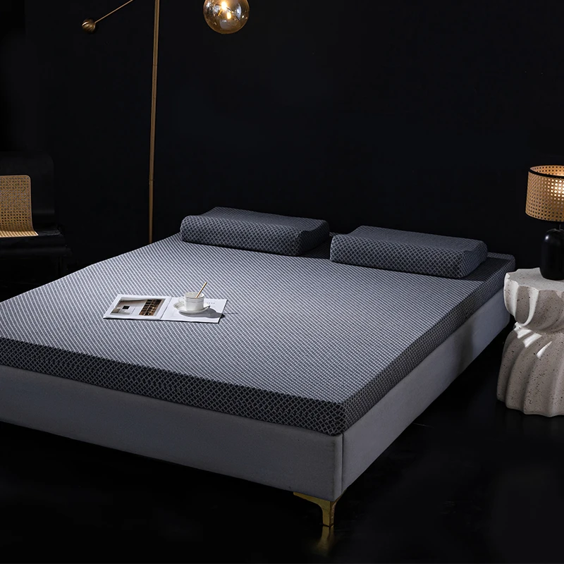 Colchón de látex Natural de estilo japonés, colchón de suelo Tatami de 4 capas, plegable, contenido de látex 95%, proceso Talalay, varios tamaños
