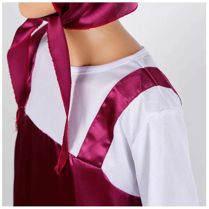 MMMaaasha 코스프레 애니메이션 의상 소녀 핑크 드레스 Tshirt 머리 스카프 코스프레 스커트 세트 카니발 드레스 파티 할로윈 여름