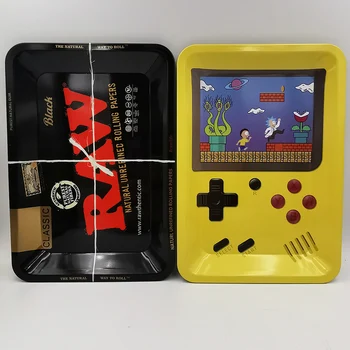 Multi Rolling Tray 18*12.5CM Tabak Metalen Sigarettenrook Accessoires Kruid Blik Plaat Grinder Gereedschap Verschillende Patroon ontwerpen