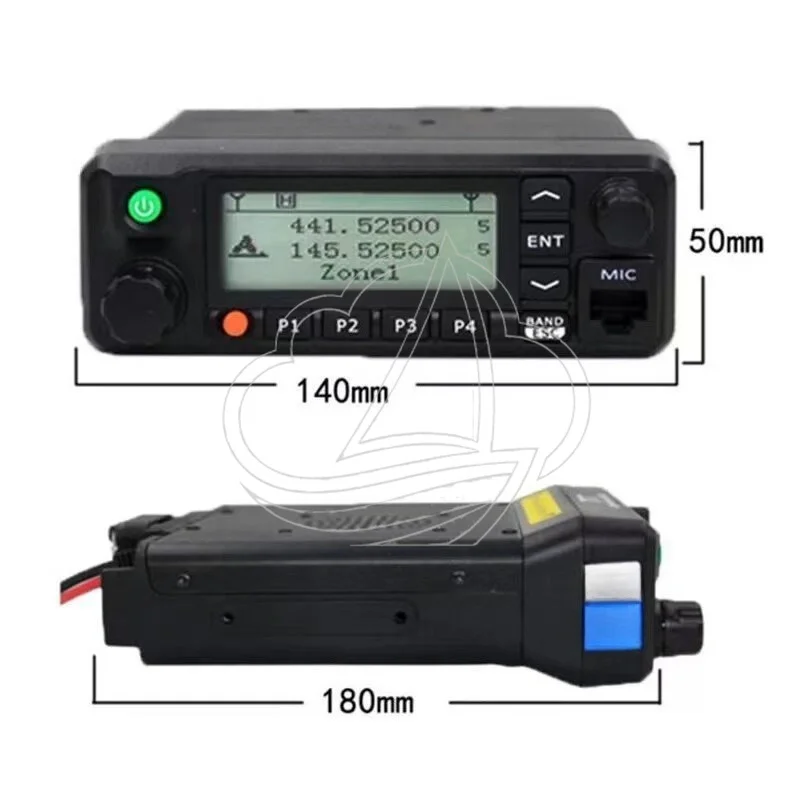 DMR Dual Mode Mobile Radio Dual Band Vehicle Transceiver With GPS Digital Analog Two Way Car Radio