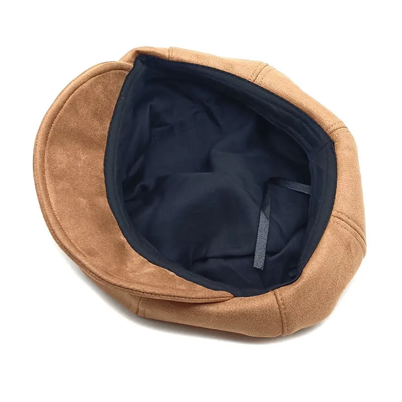 2025 الخريف والشتاء القطن طباعة قبعة مثمنة قبعة موزع الصحف قبعة الرسام العسكري قبعة لفتاة والنساء 11 #6