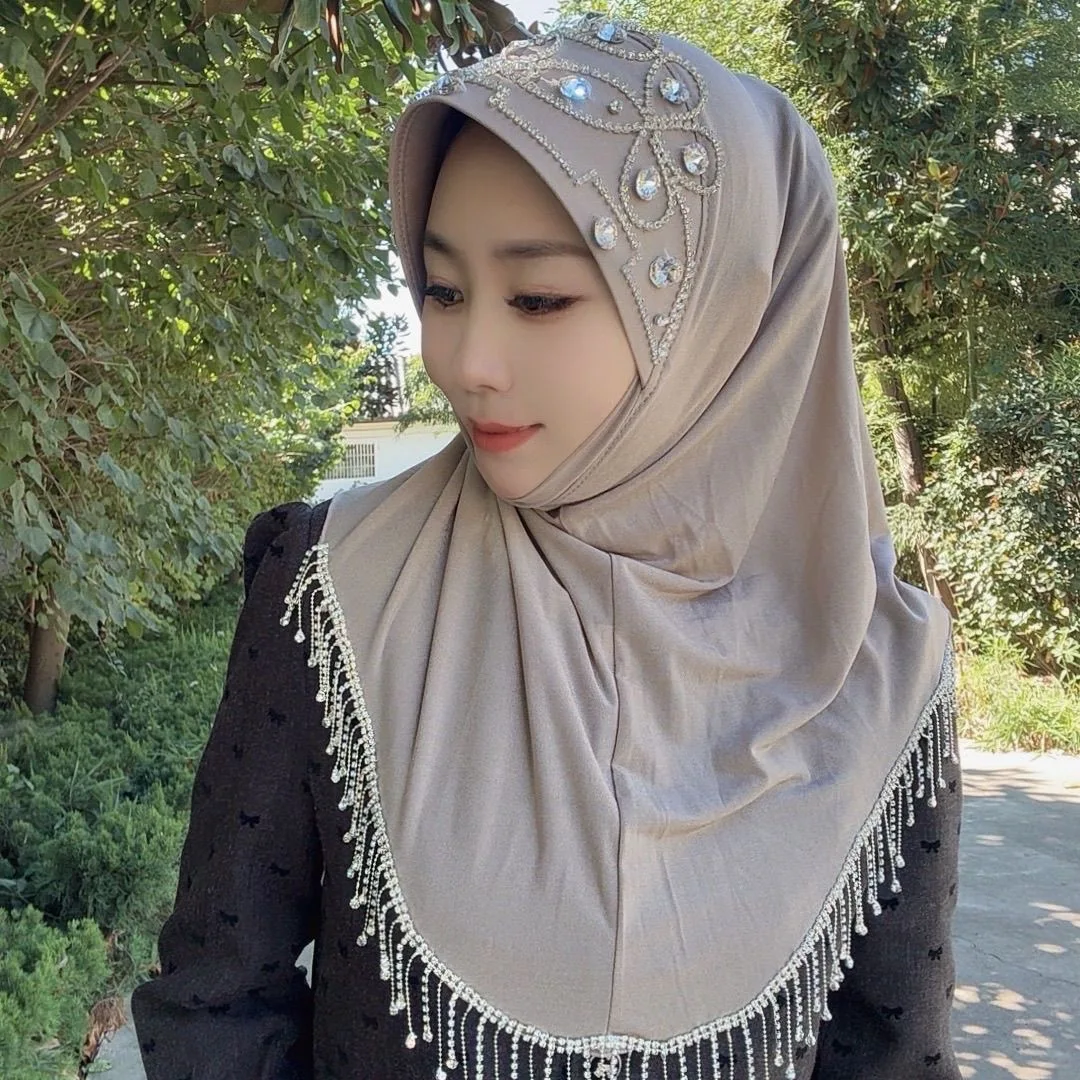 Free Shipping Muslim Hijab For Women Scarf Headwear Prayer Islamic Chiffon Luxury Scarf Malaysia African Summer Simple 05302