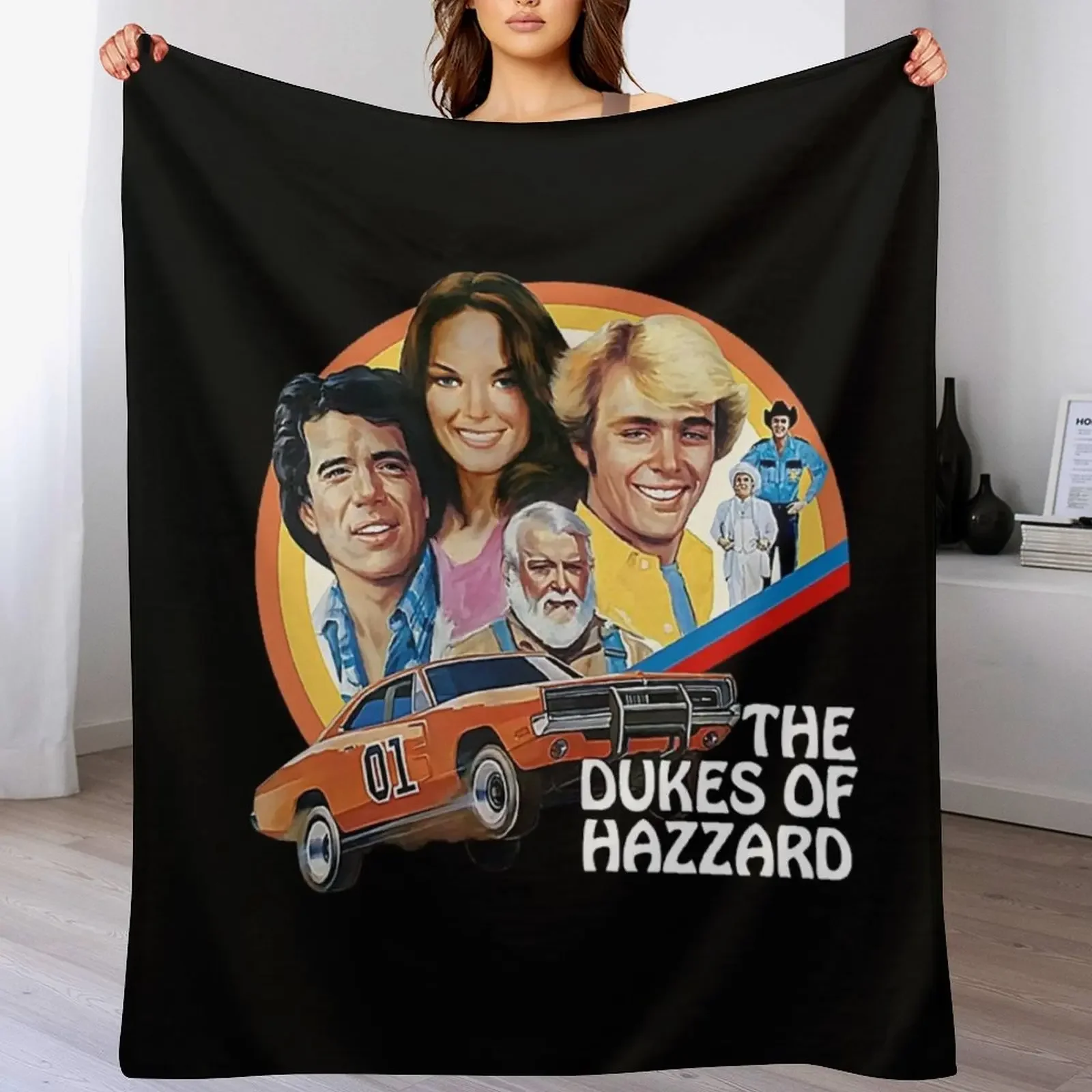 

The Dukes Throw Blanket Blankets For Sofas Designers bed plaid Luxury Blankets