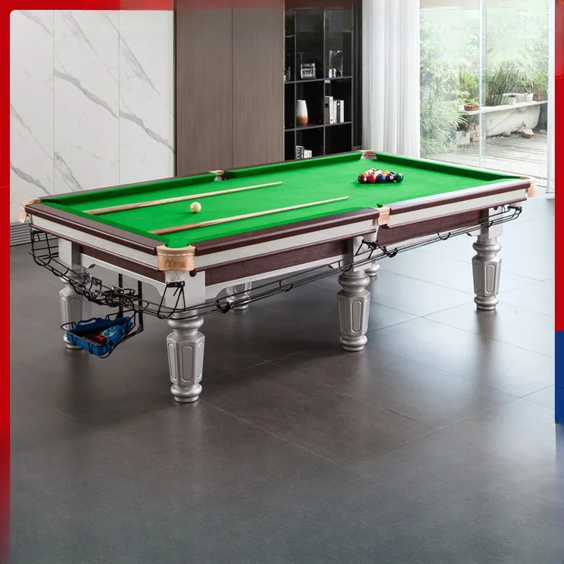 Billiards Room Standard Household Commercial Indoor Court Multifunctional Billiards Table Marble American-Chinese Black Eight