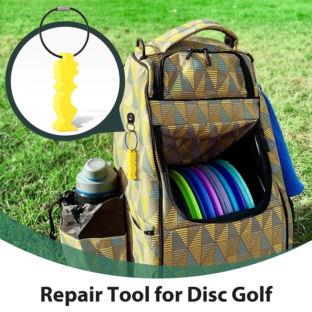 

Disc Repair Tool Multi-Purpose Stains Removal Tool Disc Golf Repairing Accessory Outdoor Sports Backpack Accessory