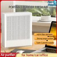 Xiaomi Youpin Desktop Air Purifier HEPA Filter  Adsorption PM2.5 Dust Remove Second-hand Smoke Purification Home Air Cleaner