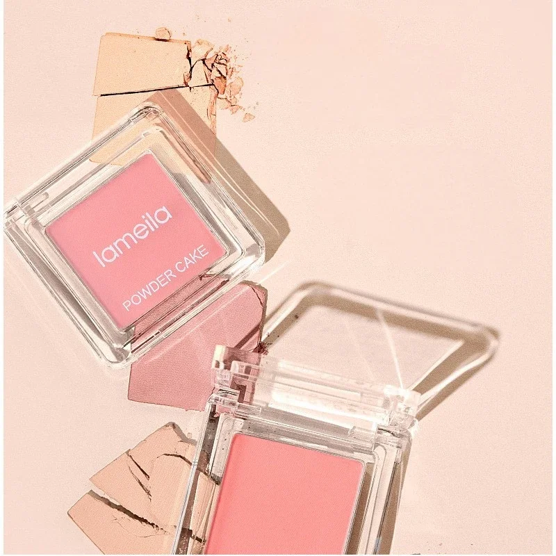 1Pc Waterproof Face Contouring Blush Matte Blush Natural Cheekbone Tint Face Light Soft Cosmetics Women Makeup