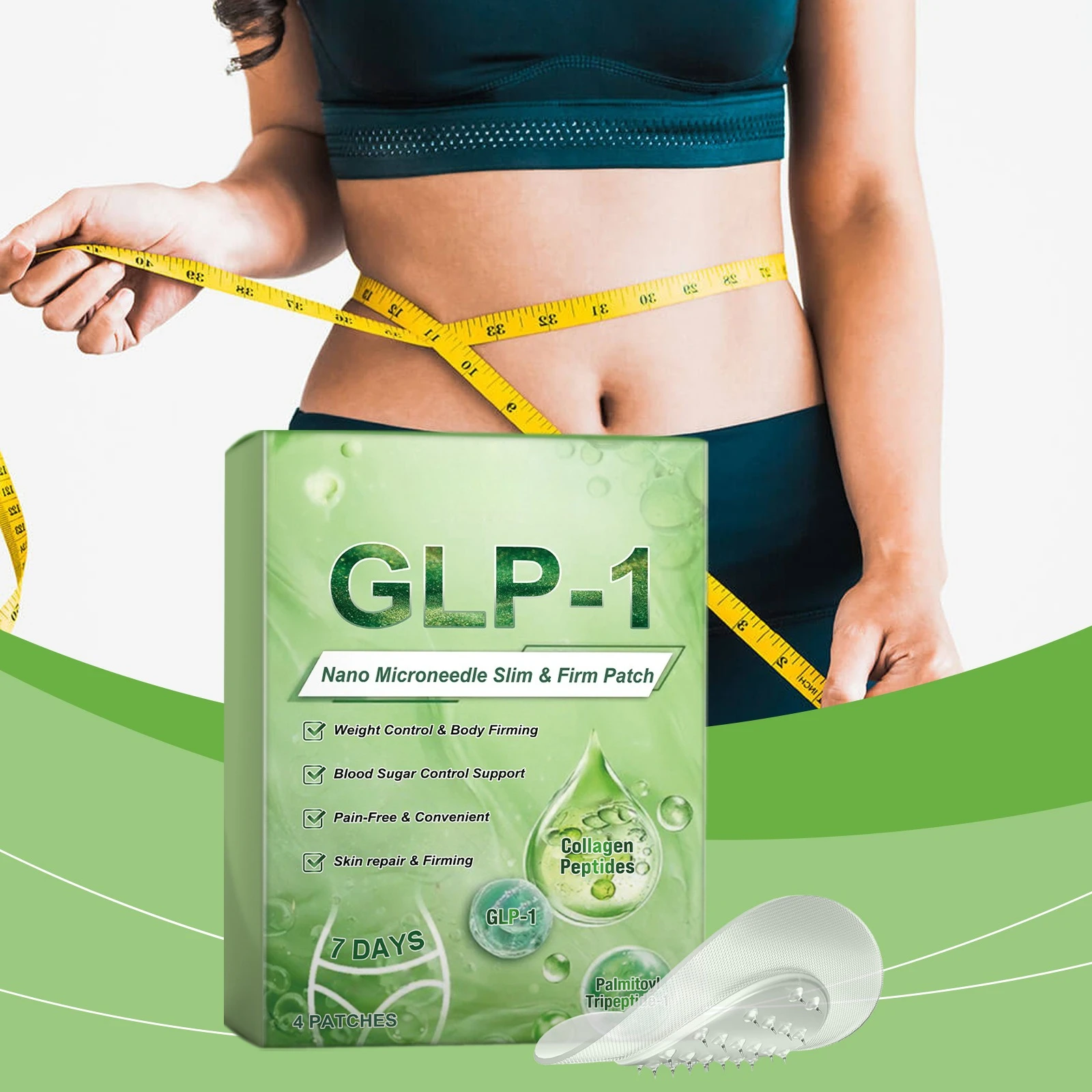 Body Line Management Massagepatch, zacht en comfortabel om de huid te passen, dagelijkse lichtgewicht verzorgingspatch voor lichaamslijnen