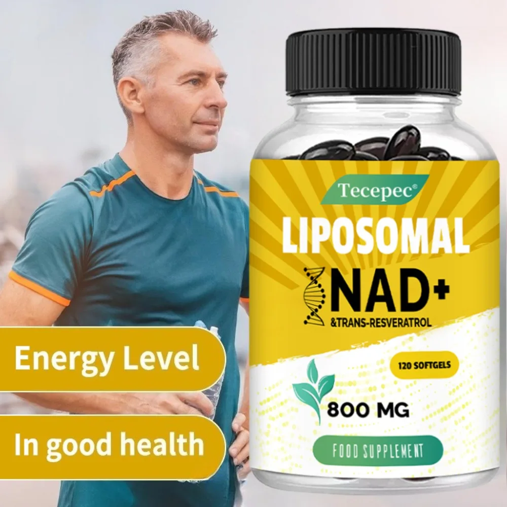 

NAD Supplement, Liposomal NAD+ Supplement with Trans-Resveratrol, Stamina & Healthy Aging - Strength Capsules