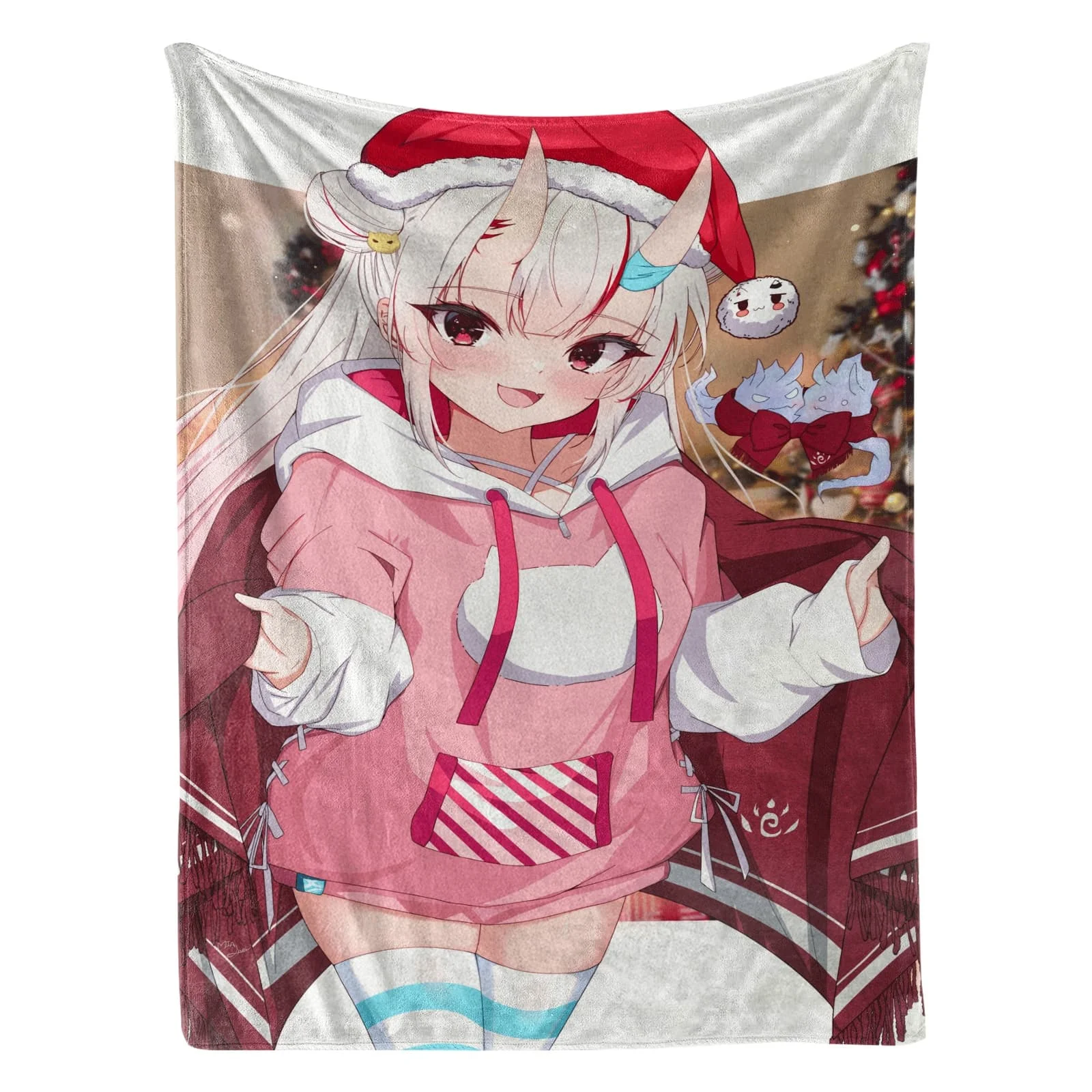 

Cute Anime Girl Towel Bath Towel Pattern Beach Towel Quick Drying and Absorbent Flannel Blanket