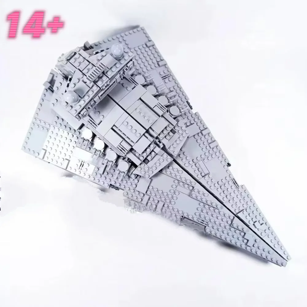 

2026 New Buidling Blocks Imperial Star Destroyer Spce Model Bricks 75394 1555Pcs For Kids Halloween Christmas Birthday Gifts