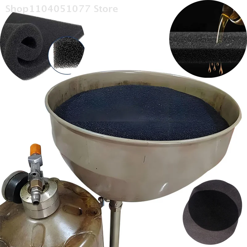 2Pcs Multiuse Oil Drain Splash Pad, Resist Transmission Fluid Lightweight Sponge Pad For Car Changing Oil Transmission Drain Pan