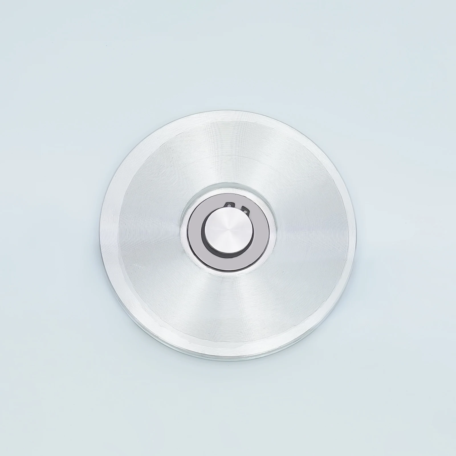 360 °   Piatto girevole da pranzo girevole in vetro temperato, diametro 27,56", telaio in lega di alluminio, capacità di carico per carichi pesanti