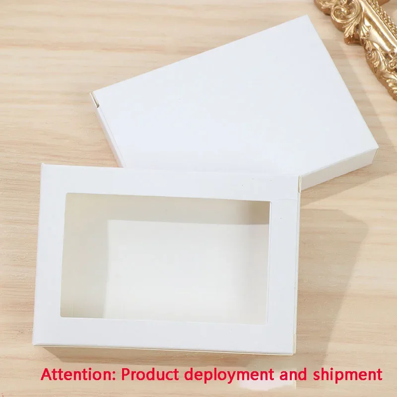 50pcs/lot 300g Kraft Paper Envelopes, Used for DIY Postcard/Card/Photo Storage, Wedding Invitations Gift Packaging Window Bag