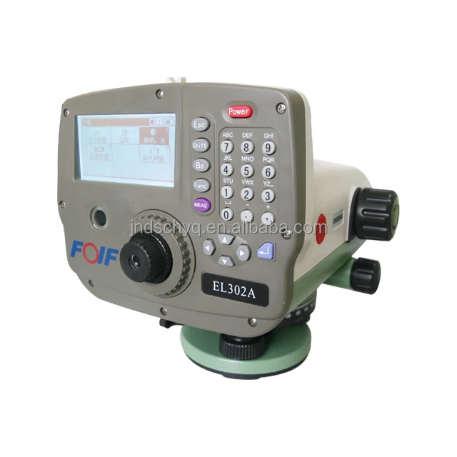 Instrumento de encuesta óptica de nivel Digital FOIF EL302A de alta precisión nivel volcado nivelación automática precio barato