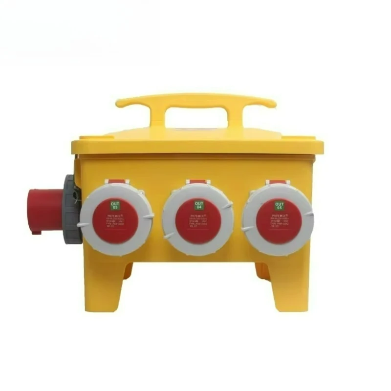 High Quality Yellow Handheld Low Voltage Power Lighting Control Engineering Distribution Box Plastic Insulated Switch Box