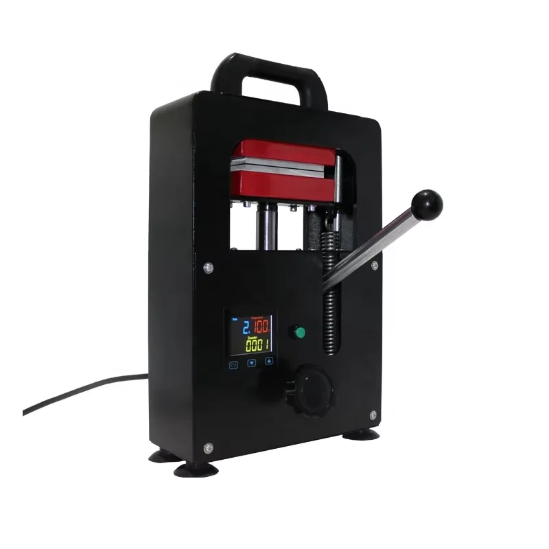 Good Quality  Dual Heating Plates Hydraulic 6cm X 12cm Inch Printing Area 5 Ton Pressure Heat Press Machine